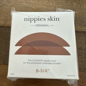 ⭐️ NWT Nippies Original - Sticky Adhesive Silicone Pasties Coco - Size L/XL: 4”